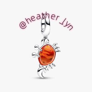 Pandora Disney The Little Mermaid Sebastian Crab Dangle Charm